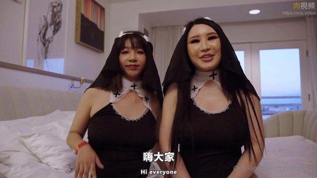 2 em gái vú bự mê some chung cu lắm
